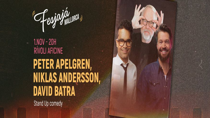 DAVID BATRA, PETER APELGREN & NIKLAS ANDERSSON | STAND UP COMEDY · XV FESJAJÁ Imagen de portada