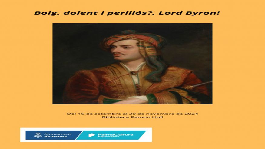 Exposició bibliogràfica “Boig, dolent i perillós?, Lord Byron!” Imagen de portada