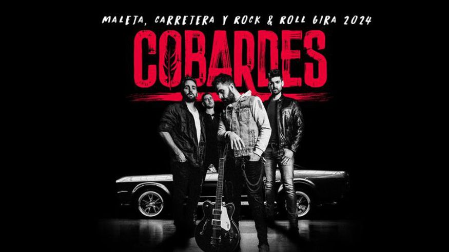 Cobardes – «Maleta, carretera y rock’n’roll gira 2024» Imagen de portada