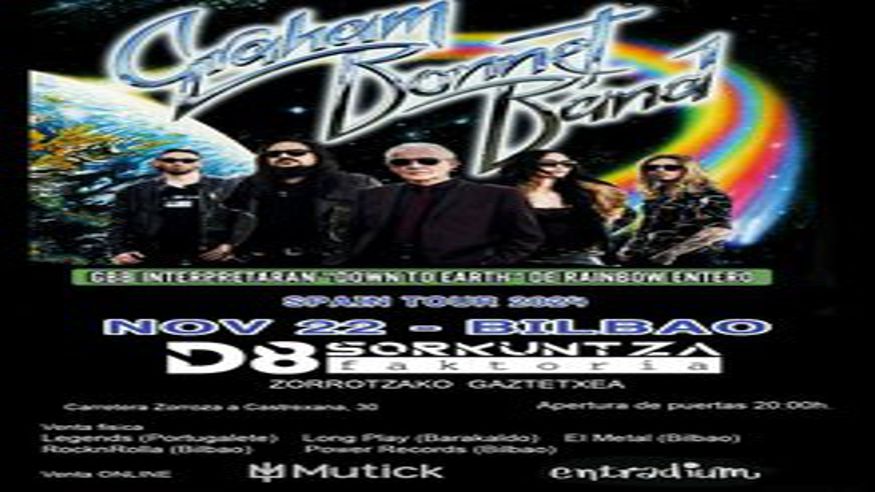 Graham Bonnet en Bilbao Imagen de portada