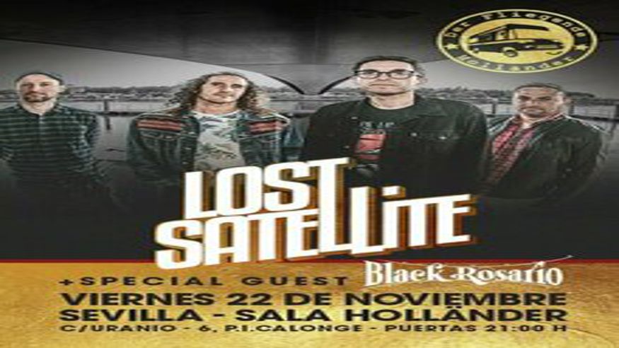 LOST SATELLITE + BLACK ROSARIO Imagen de portada