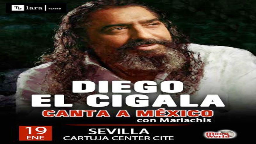 Concierto Diego El Cigala - Canta a México Imagen de portada