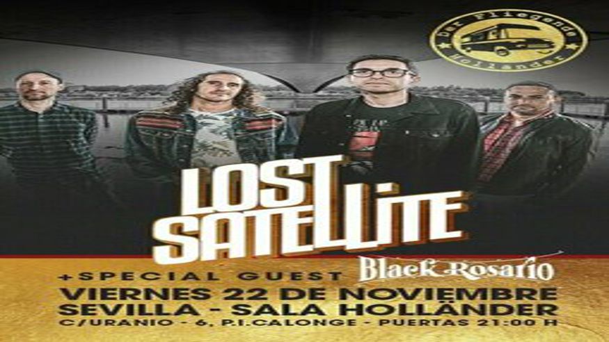 LOST SATELLITES + BLACK ROSARIO Imagen de portada