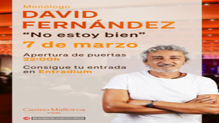 David Fernández. Monólogo. No estoy bien Imagen de portada