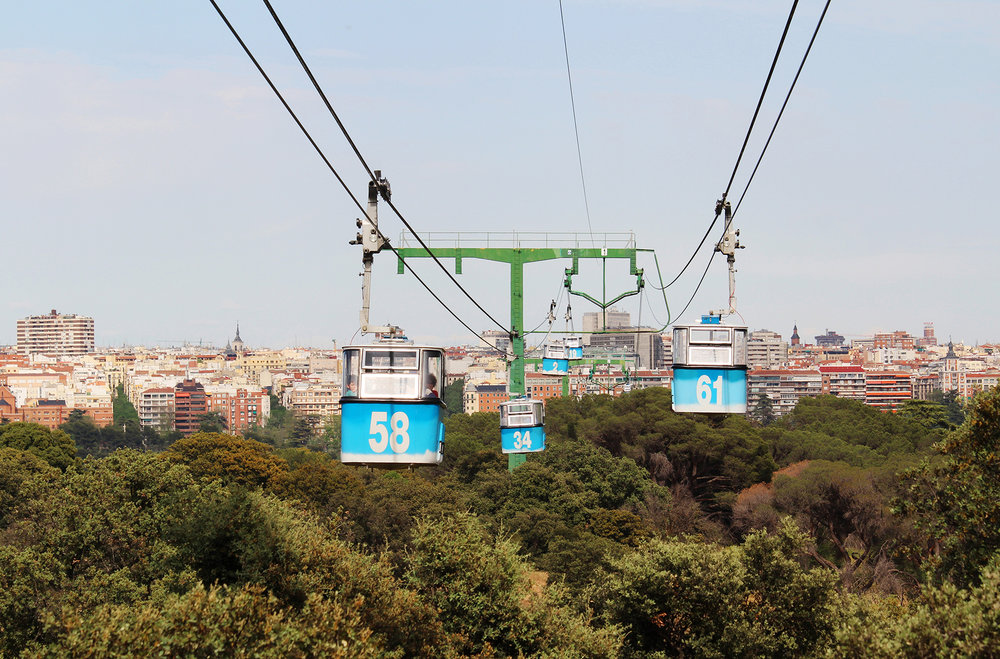 Aficiones - Ruta cultural -  Teleférico casa de campo - MADRID