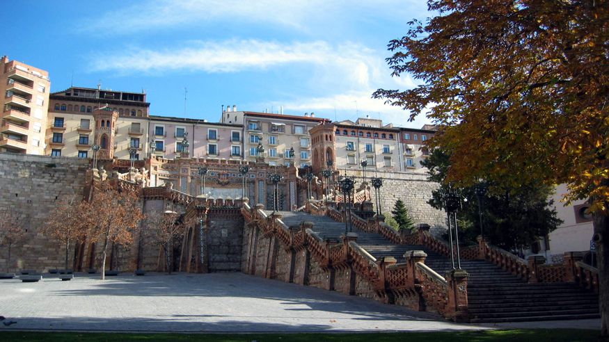 Museos y monumentos - Ruta cultural -  Escalinata del Óvalo - TERUEL