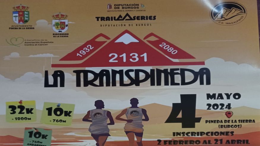 Senderismo - Trail - Atletismo / Triatlón -  III edicion, La transpineda - PINEDA DE LA SIERRA