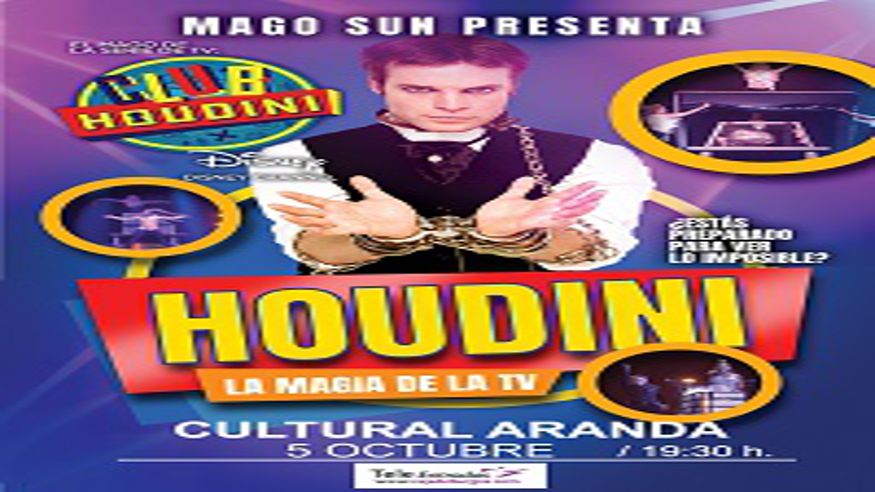 Otros espectáculos - Teatro infantil - Magia -  HOUDINI LA MAGIA DE LA TV - BURGOS