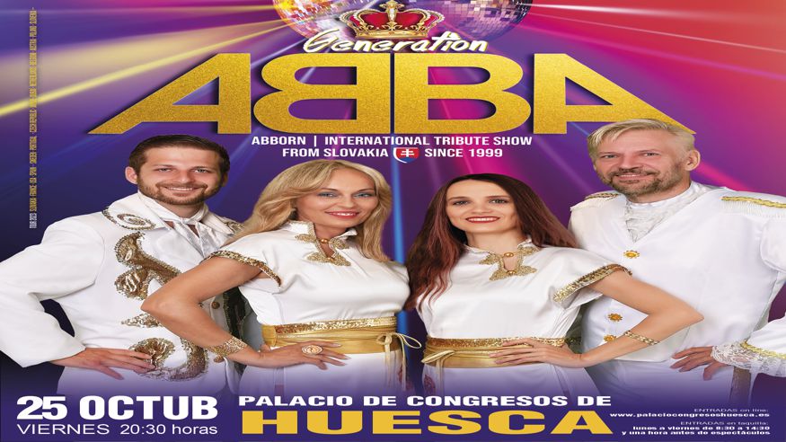 Música / Conciertos - Noche / Espectáculos - Pop, rock e indie -  GENERATION ABBA TRIBUTE SHOW - HUESCA