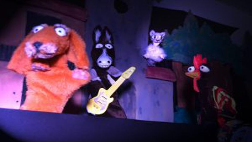 Marionetas - Cultura / Arte - Teatro infantil -  MÚSICOS DE BREMEN - LEON