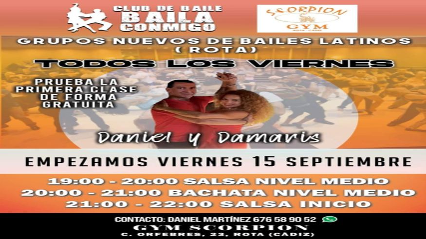 Talleres - Bailes - Bailes de salón -  CLUB DE BAILA CONMIGO - Bailes latinos - ROTA