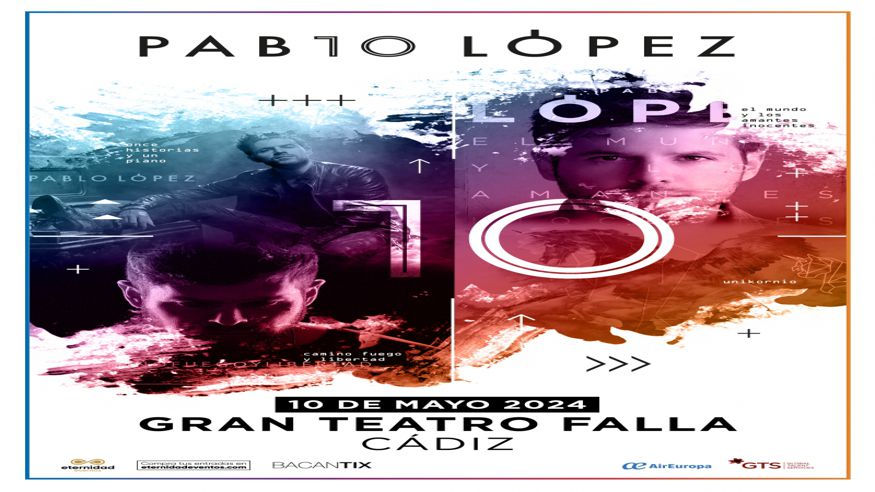 Otros espectáculos - Música / Conciertos - Pop, rock e indie -  PABLO LÓPEZ - CADIZ