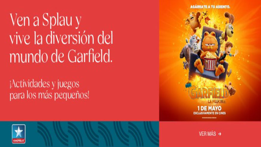 Juegos - Infantil / Niños - Cine -  ¡La Garfield Experience llega a Splau!  - CORNELLA DE LLOBREGAT