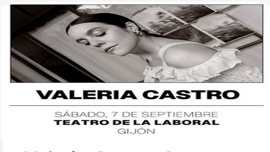 Música / Conciertos - Noche / Espectáculos - Pop, rock e indie -  Valeria Castro. Con cariño y con cuidado - GIJÓN/XIXÓN
