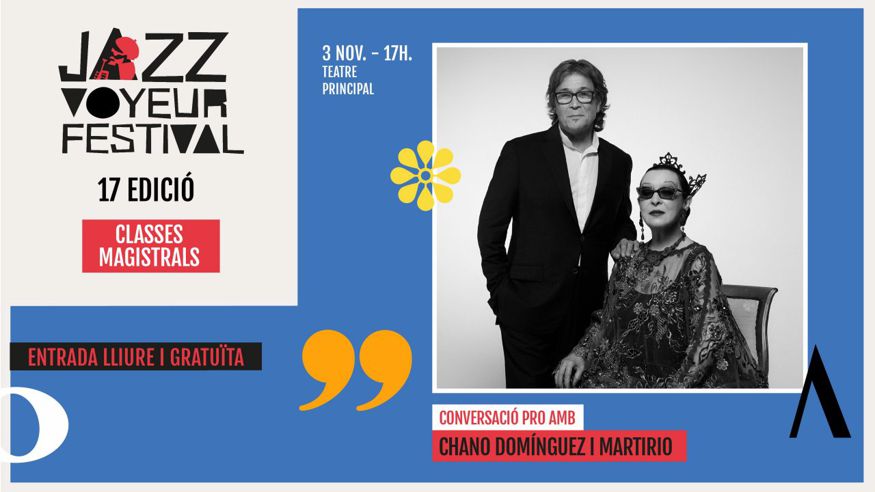 Conferencia - Jazz, soul y blues -  CONVERSACIÓN PRO CON CHANO DOMÍNGUEZ Y MARTIRIO - PALMA