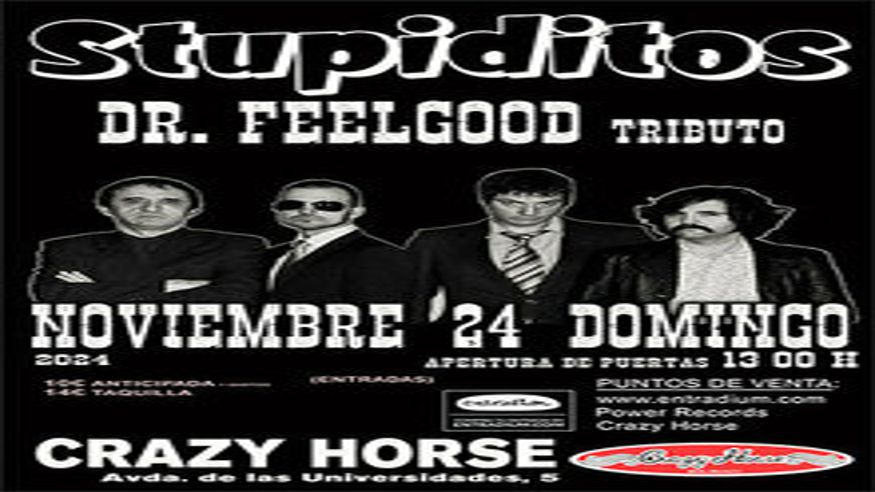 Música / Conciertos - Música / Baile / Noche - Pop, rock e indie -  STUPIDITOS - Dr Feelgood Tribute - BILBAO