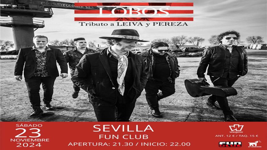 Música / Conciertos - Pop, rock e indie -  LOBOS | Tributo a Leiva & Pereza - SEVILLA